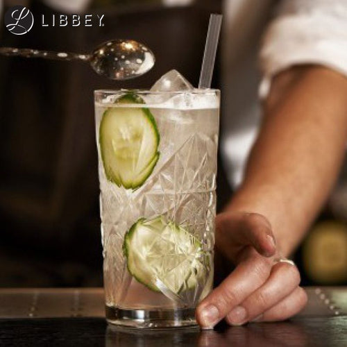 47 3 Cl Libbey Hobstar Bicchiere Bibita In Vetro Set 12 Pezzi