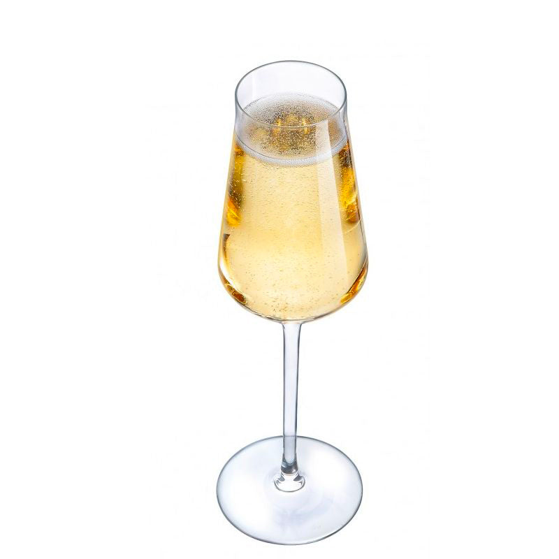 21 Cl Chef And Sommelier Reveal Up Calice Flute In Vetro Set 6 Pezzi