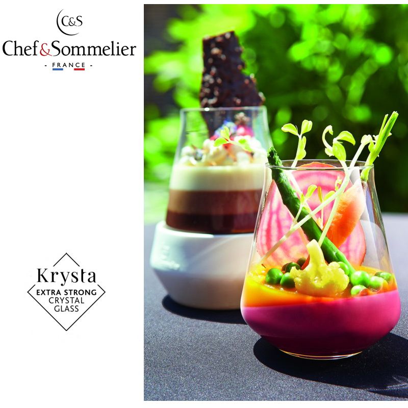 30 Cl Chef And Sommelier Reveal Up Bicchiere Acqua In Vetro Set 6 Pezzi