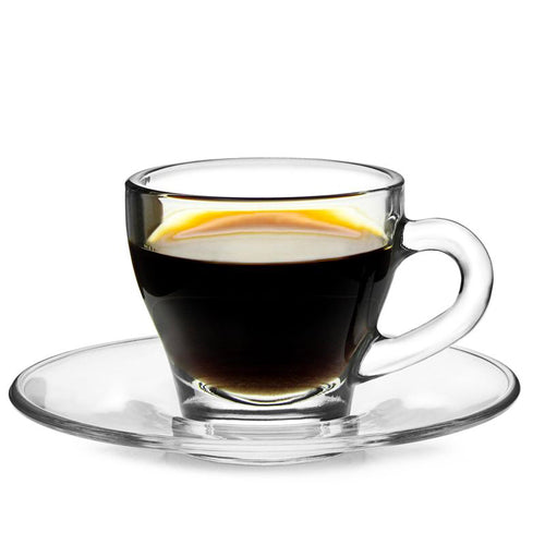 8 Cl Borgonovo Ischia Tazzina Caffe In Vetro Set 6 Pezzi