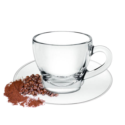 8 Cl Borgonovo Ischia Tazzina Caffe In Vetro Set 6 Pezzi