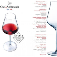 50 Cl Chef And Sommelier Reveal Up Calice Vino Rosso In Vetro Set 6 Pezzi