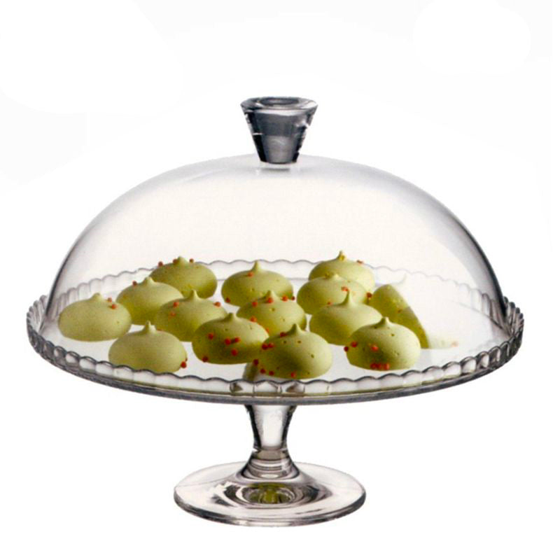 32 Cm Pasabahce Patisserie Alzata Torta Con Cupola In Vetro