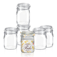 100 Cl Bormioli Rocco Fido Vasetto Ermetico In Vetro Set 6 Pz