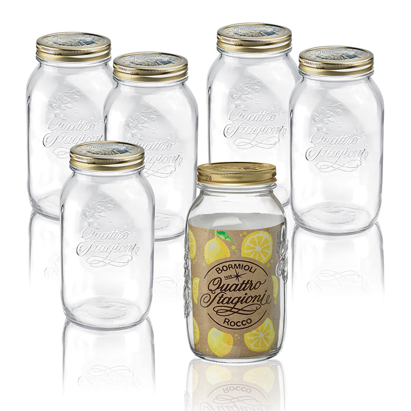 150 Cl Bormioli Rocco Quattro Stagioni Vasetto Set 6 Pz