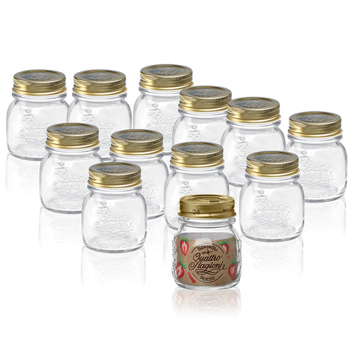 15 Cl Bormioli Rocco Quattro Stagioni Vasetto Set 12 Pz