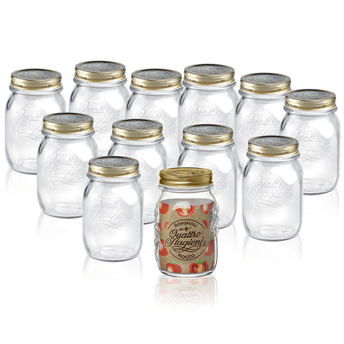 50 Cl Bormioli Rocco Quattro Stagioni Vasetto Set 12 Pz