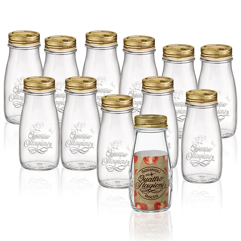 100 Cl Bormioli Rocco Quattro Stagioni Bottiglia Set 6 Pz