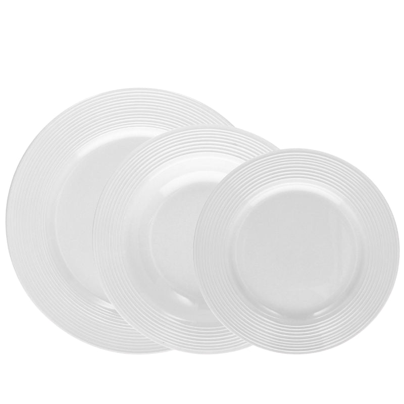 Tognana Polis Circles Servizio Piatti In Porcellana Set 18 Pz