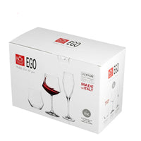 Rcr Ego Set Calici In Vetro Set 18 Pezzi