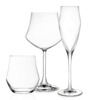 Rcr Ego Set Calici In Vetro Set 18 Pezzi
