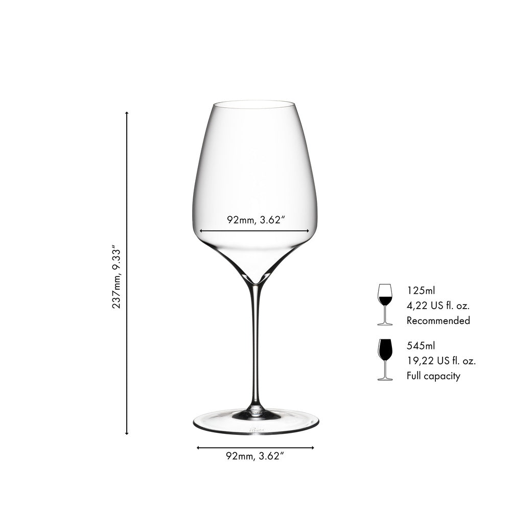 54.5 cl - Riedel Manufaktur Vitis Calice Vino Bianco Riesling In Vetro