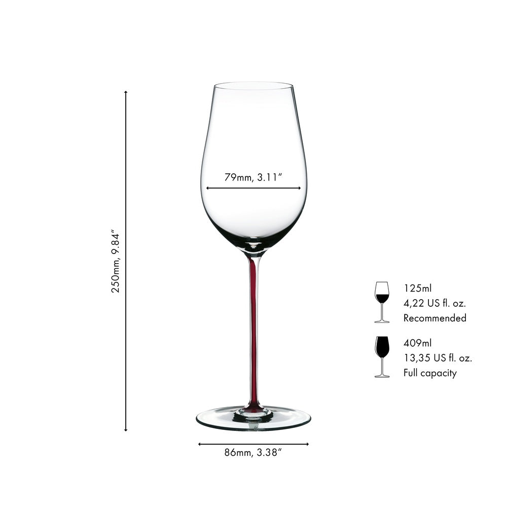 39.5 cl - Fatto A Mano Calice Degustazione Riesling in Vetro