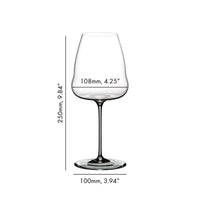 74.2 cl - Riedel Winewings Calice Degustazione Champagne In Vetro - Set 2 Pz