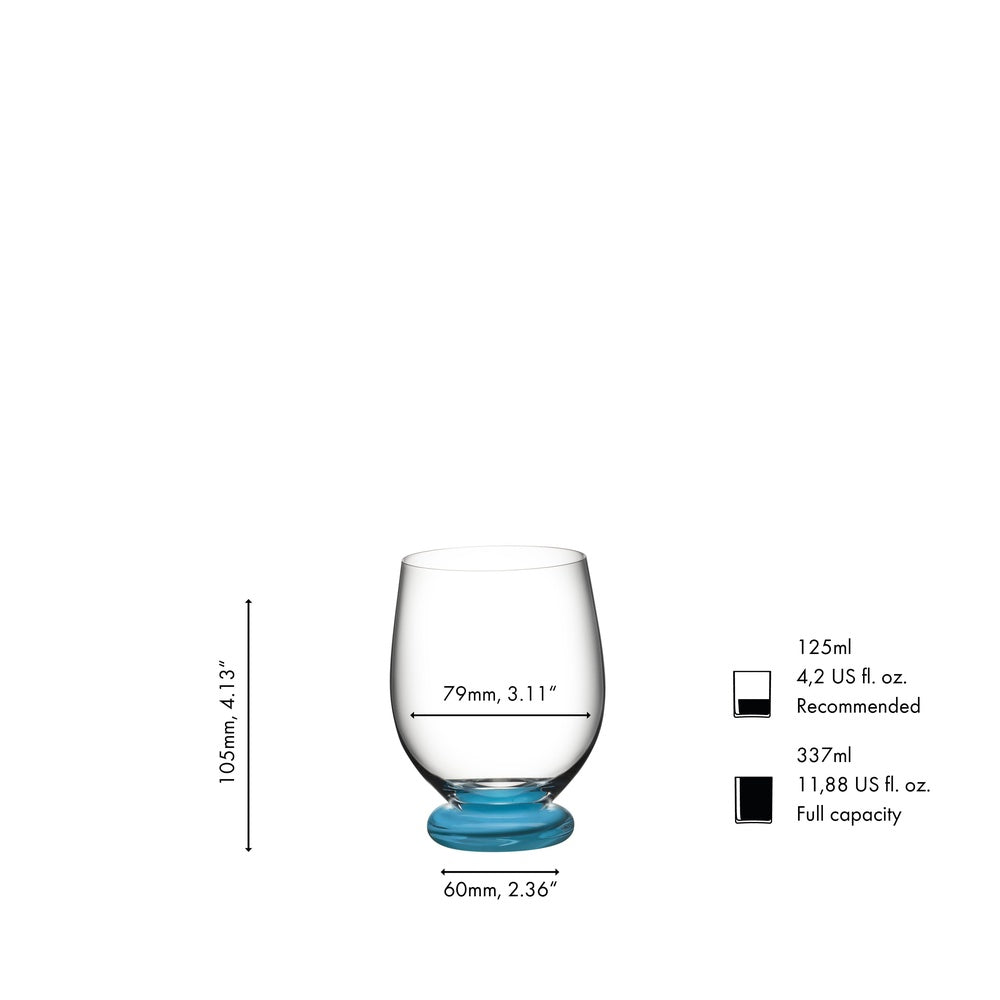 33.7 cl - Riedel Fatto a Mano Bicchiere Multiuso Piccolo In Vetro