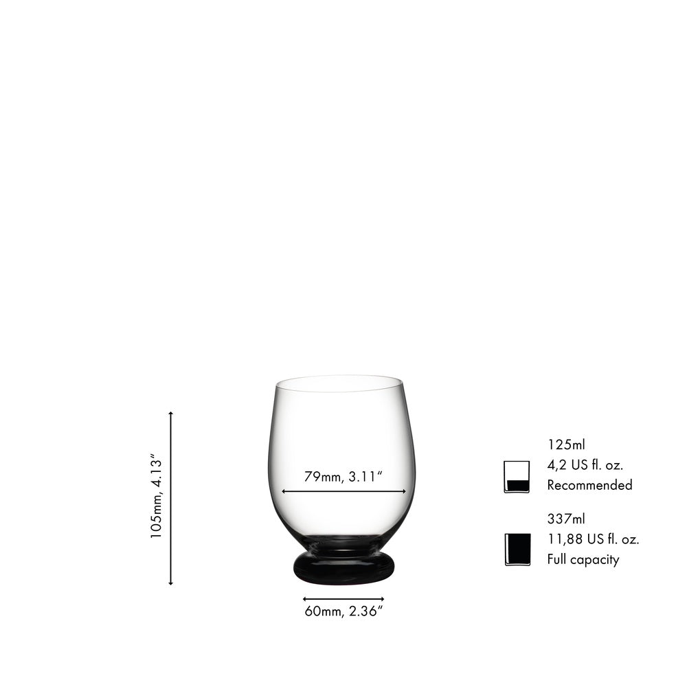 33.7 cl - Riedel Fatto a Mano Bicchiere Multiuso Piccolo In Vetro