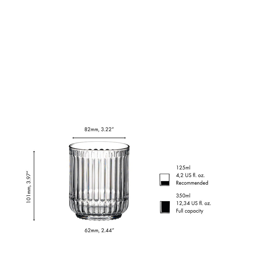 35 cl - Riedel Bar Rituals Bicchiere Whisky In Vetro Set 2 Pz