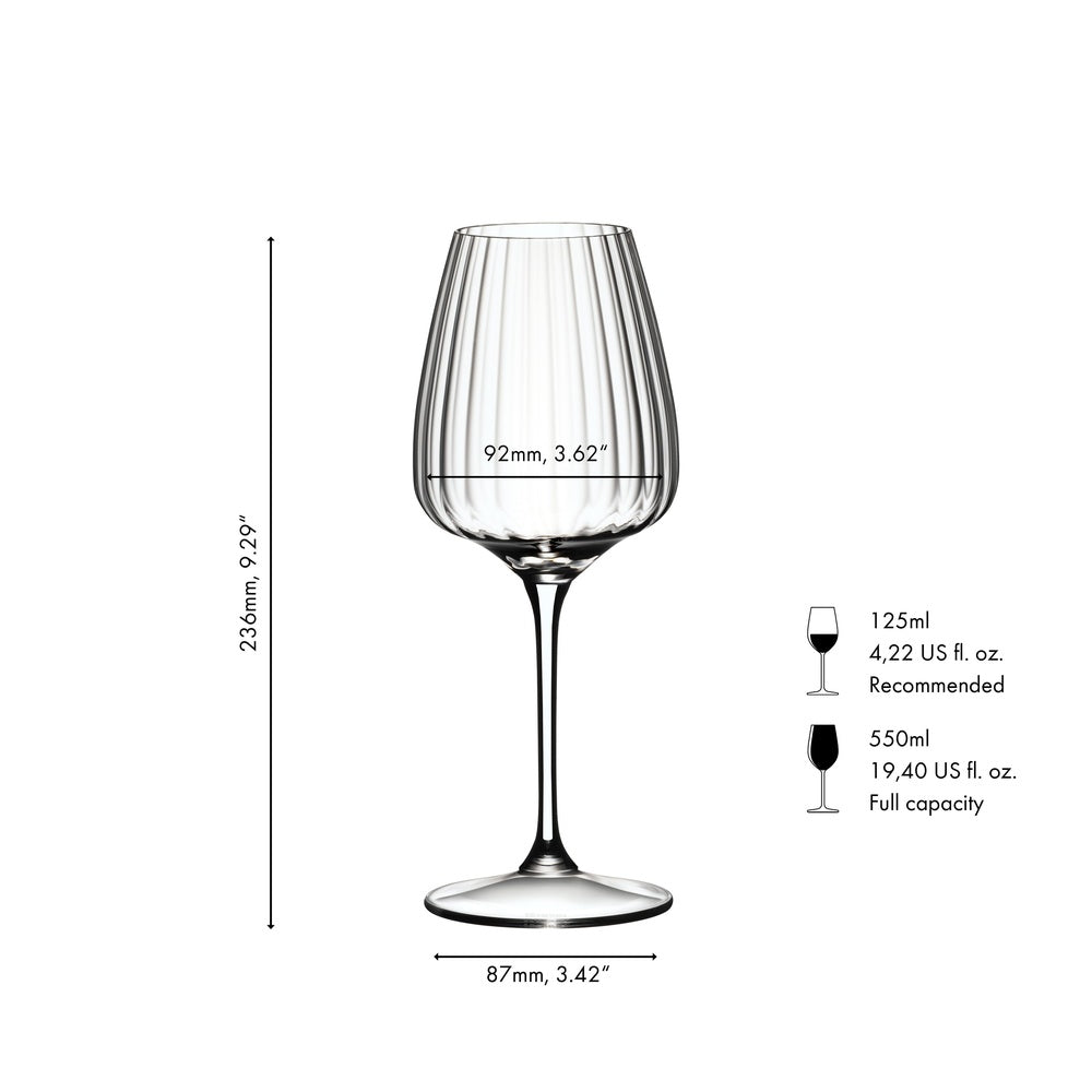 55 cl - Riedel Summer Drinks Calice Cocktail In Vetro Set 4 Pz