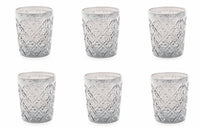 24 Cl Villa D Este Marrakech Bicchiere Acqua In Vetro Set 6 Pezzi