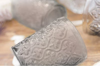 24 Cl Villa D Este Marrakech Bicchiere Acqua In Vetro Set 6 Pezzi