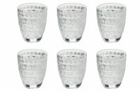 28 Cl Villa D Este Mexico Bicchiere Acqua In Vetro Set 6 Pezzi