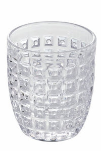 30 Cl Villa D Este Geometrie Bicchiere Acqua In Vetro Set 6 Pezzi