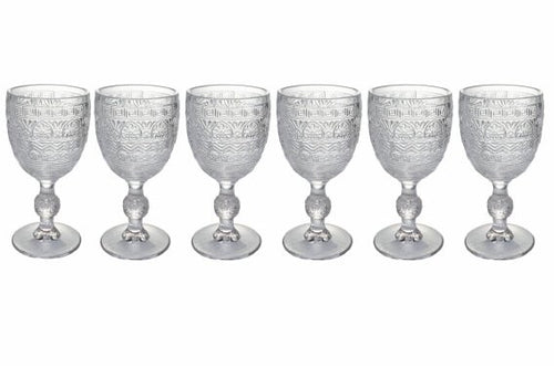 23 5 Cl Villa D Este Mexico Calice Acqua In Vetro Set 6 Pezzi