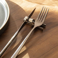 5.5 x 2 cm - Abert Tube Poggiaposate In Acciaio Inox Set 12 Pz