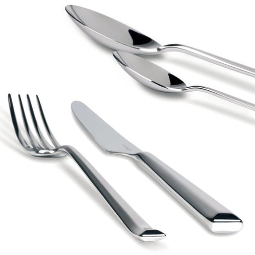 Bugatti Duetto Servizio Posate Acciaio Inox Set 24 Pz