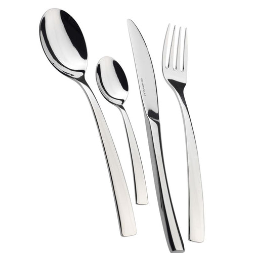 Bugatti Tendence Servizio Posate Acciaio Inox Set 24 Pz