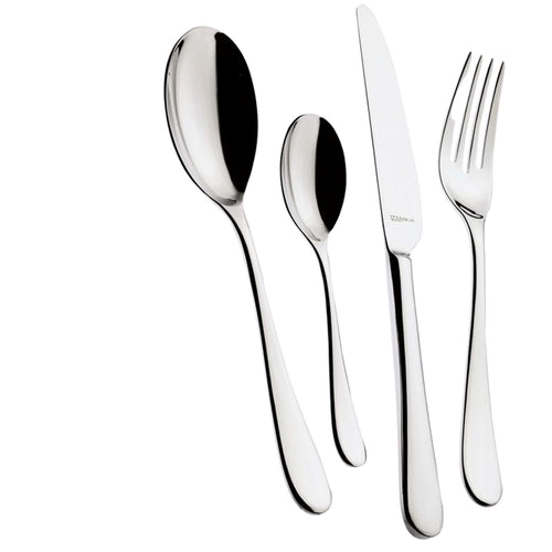 Bugatti Siena Servizio Posate Acciaio Inox Set 24 Pz
