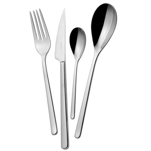 Bugatti Sintesi Servizio Posate Acciaio Inox Set 24 Pz