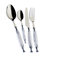 Bugatti Country Servizio Posate Ghiera Lucida Acciaio Inox Set 24 Pz