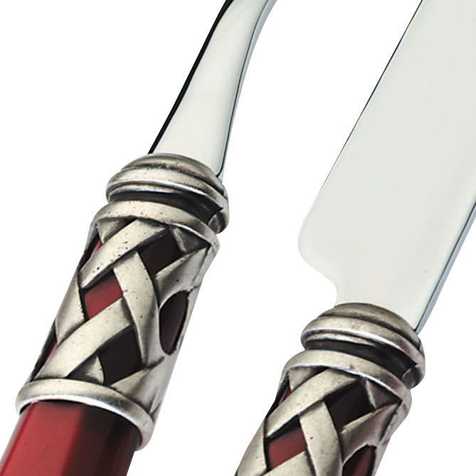 Bugatti Aladdin Servizio Posate Ghiera Argentata Acciaio Inox E Acrilico Set 24 Pz