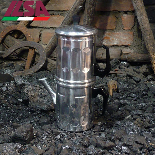 Ilsa Diamante Caffettiera Napoletana In Alluminio