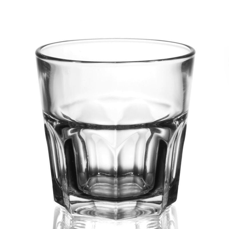 16 Cl Arcoroc Granity Bicchiere Whisky In Vetro Temperato Set 6 Pezzi