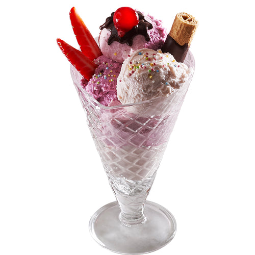 27 Cl Bormioli Rocco Gelato Coppa Gelato Cornetto In Vetro Set 6 Pz