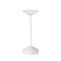 22 cm - Abert Tempo Mini Lampada Da Tavolo Ricaricabile In Alluminio