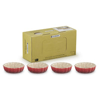 Le Creuset Tradition Mini Tortiere In Gres Vetrificato Set 4 Pz
