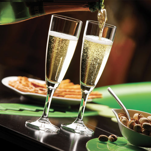 15 Cl Bormioli Rocco Prosecco Calice Flute In Vetro Set 6 Pezzi