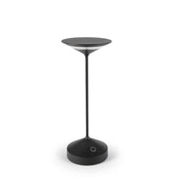 22 cm - Abert Tempo Mini Lampada Da Tavolo Ricaricabile In Alluminio