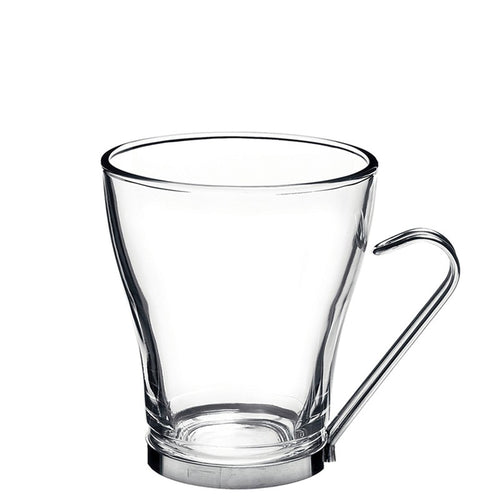 23 5 Cl Bormioli Rocco Oslo Bicchiere Cappuccino In Vetro Temperato Set 3 Pezzi