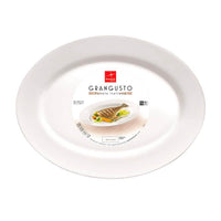 35 Cm Bormioli Rocco Grangusto Piatto Portata In Vetro Opale Temperato Set 6 Pz