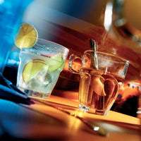 7 Cl Bormioli Rocco Rock Bar Bicchiere Liquore In Vetro Temperato Set 6 Pezzi