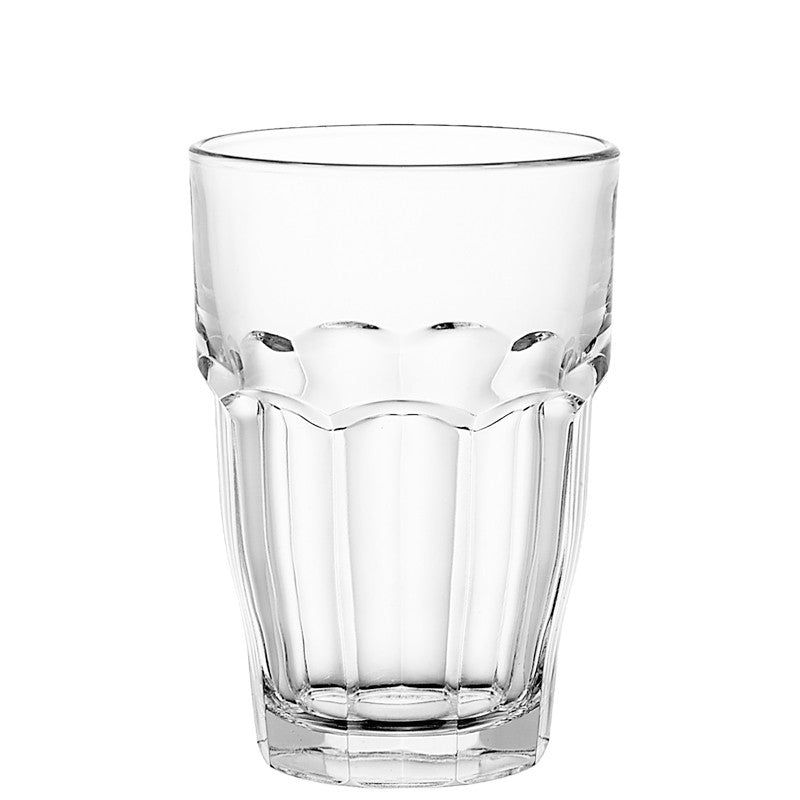 37 Cl Bormioli Rocco Rock Bar Bicchiere Bibita In Vetro Temperato Set 6 Pezzi
