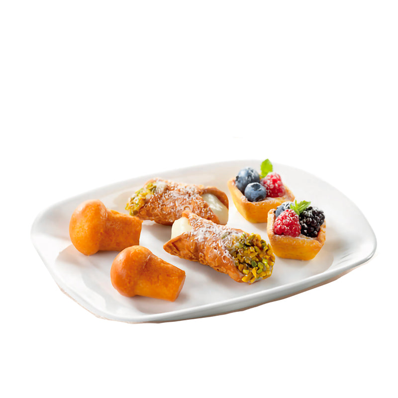 21 7 Cm Bormioli Rocco Grangusto Piatto Portata In Vetro Opale Temperato Set 6 Pz
