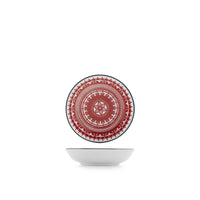 10 cm - H&H Nomad Bruno Barbieri Coppa Poke Texture Assortite In Porcellana Premium - Set 6 Pz