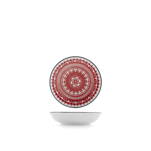 10 cm - H&H Nomad Bruno Barbieri Coppa Poke Texture Assortite In Porcellana Premium - Set 6 Pz