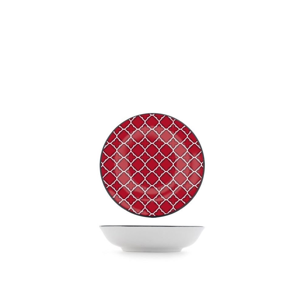 10 cm - H&H Nomad Bruno Barbieri Coppa Poke Texture Assortite In Porcellana Premium - Set 6 Pz