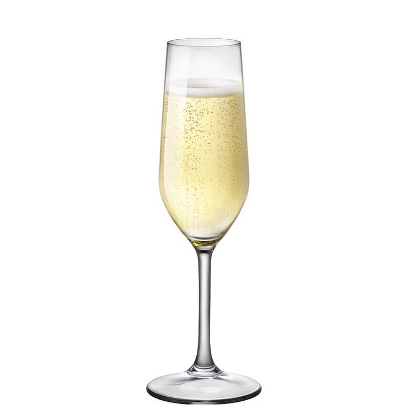 20 Cl Bormioli Rocco Riserva Calice Flute In Vetro Set 6 Pezzi
